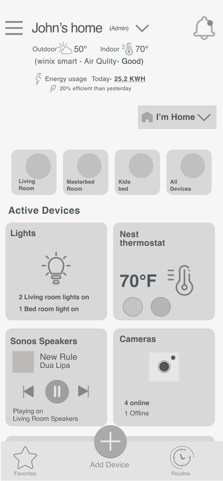 Add Device Wireframe 1