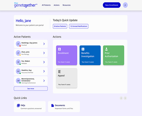 Pfizer Healthcare Portal